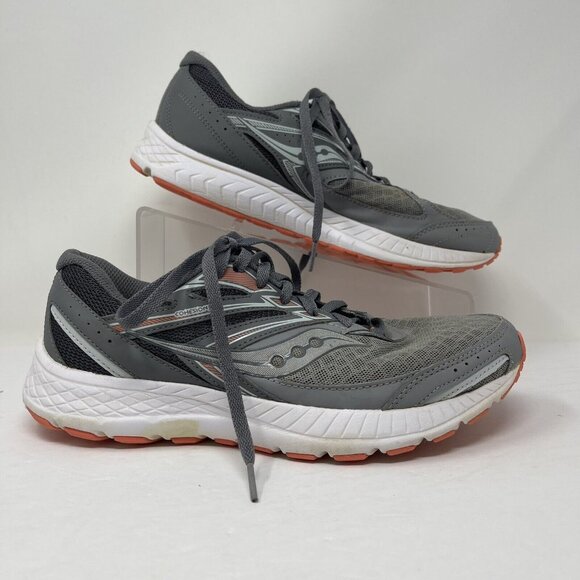 Saucony Shoes Womens 9.5 41 Grey Cohesion 13 Running Sneakers S10559-5 Versafoam - Picture 6 of 15